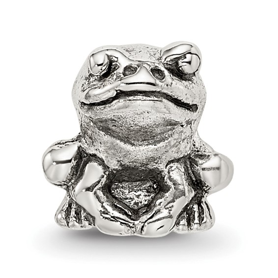 Sterling Silver Reflections Kids Frog Bead