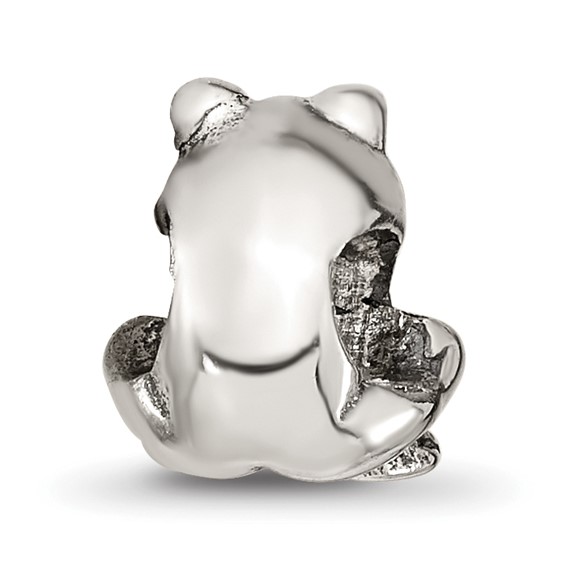 Sterling Silver Reflections Kids Frog Bead