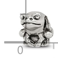 Sterling Silver Reflections Kids Frog Bead view 4