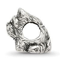 Sterling Silver Reflections Scottish Terrier Dog Bead view 2