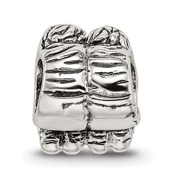 Sterling Silver Reflections Two Kids Bead