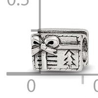 Sterling Silver Reflections Kids Christmas Present Bead view 5