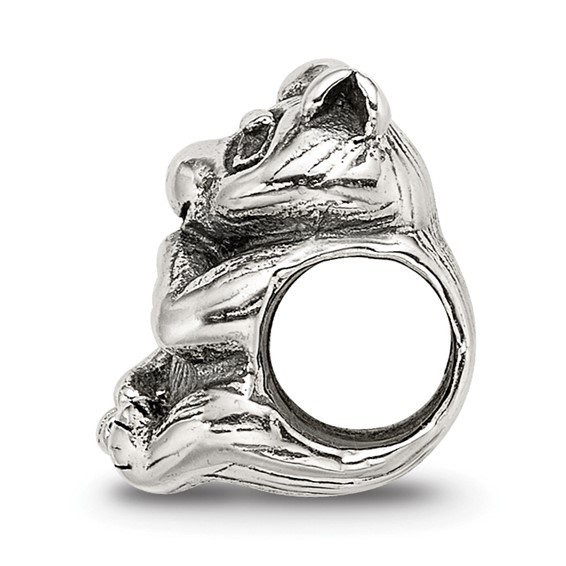 Sterling Silver Reflections Racoon Bead