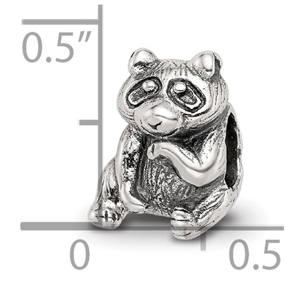 Sterling Silver Reflections Racoon Bead