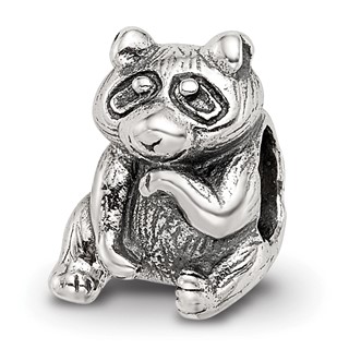 Sterling Silver Reflections Racoon Bead