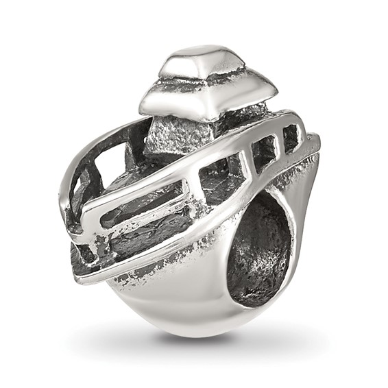 Sterling Silver Reflections Boat Bead