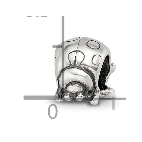 Sterling Silver Reflections Ladybug Bead