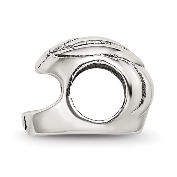 Sterling Silver Reflections Race Car Helmet Bead