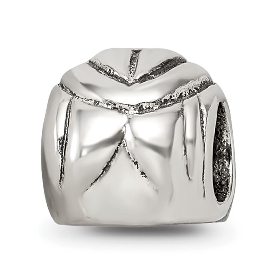 Sterling Silver Reflections Race Car Helmet Bead