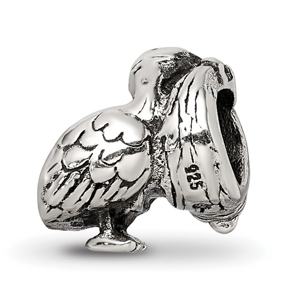 Sterling Silver Reflections Stork Bead