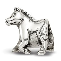 Sterling Silver Reflections Horse Bead view 3