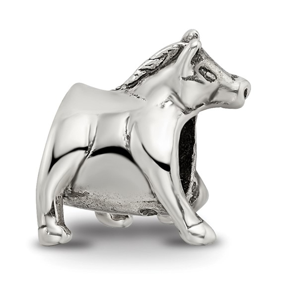 Sterling Silver Reflections Horse Bead