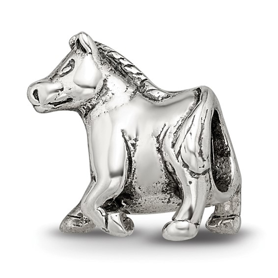 Sterling Silver Reflections Horse Bead