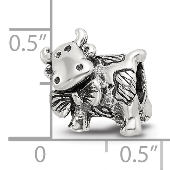 Sterling Silver Reflections Dairy Cow Bead