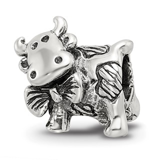Sterling Silver Reflections Dairy Cow Bead