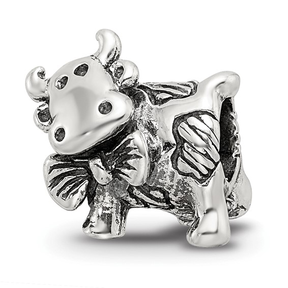 Sterling Silver Reflections Dairy Cow Bead