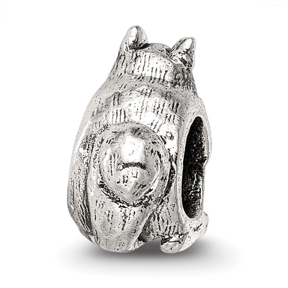 Sterling Silver Reflections Squirrel Bead