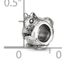 Sterling Silver Reflections Squirrel Bead view 4