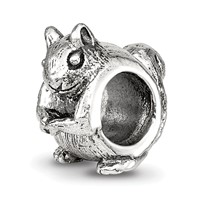 Sterling Silver Reflections Squirrel Bead view 1