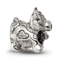 Sterling Silver Reflections Kids Cow W Bell Bead view 4