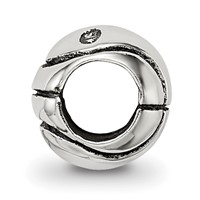 Sterling Silver Reflections Kids Basketball Bead view 2