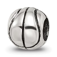 Sterling Silver Reflections Kids Basketball Bead view 1