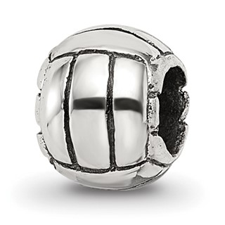 Sterling Silver Reflections Kids Volleyball Bead