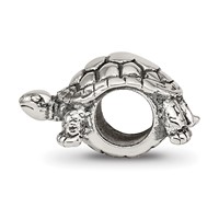 Sterling Silver Reflections Turtle Bead view 2