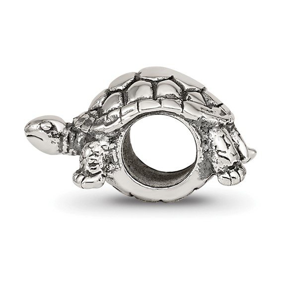 Sterling Silver Reflections Turtle Bead