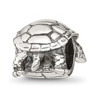 Sterling Silver Reflections Turtle Bead view 4