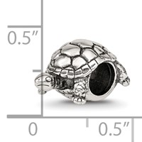 Sterling Silver Reflections Turtle Bead view 5