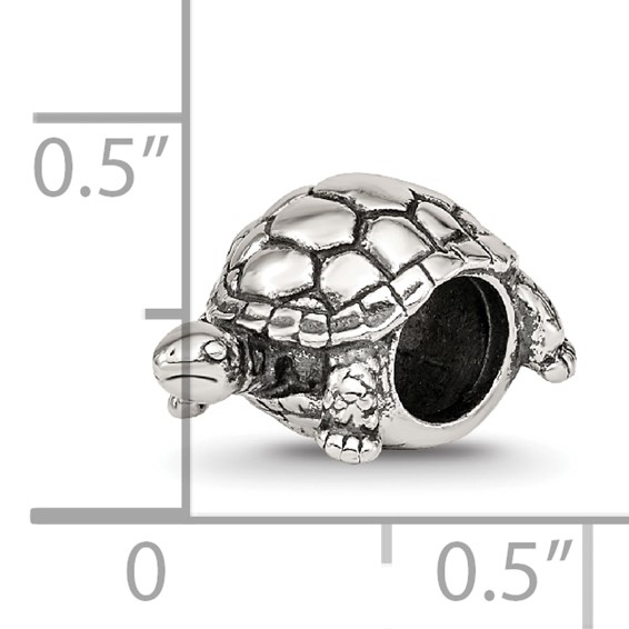 Sterling Silver Reflections Turtle Bead