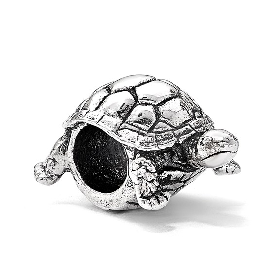 Sterling Silver Reflections Turtle Bead