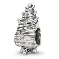 Sterling Silver Reflections Shell Bead view 1