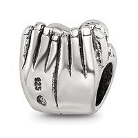Sterling Silver Reflections Baby in Hands Bead view 4