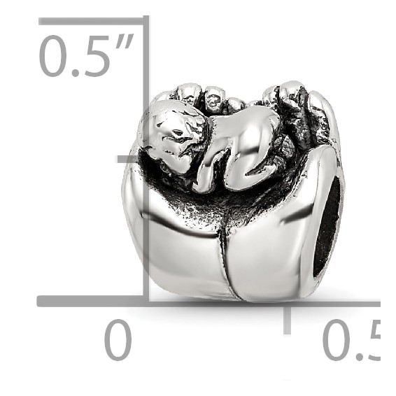 Sterling Silver Reflections Baby in Hands Bead