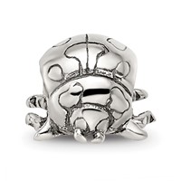 Sterling Silver Reflections Kids Ladybug Bead view 3
