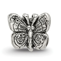 Sterling Silver Reflections Kids Butterfly Bead view 3