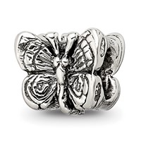 Sterling Silver Reflections Kids Butterfly Bead view 5