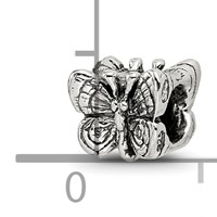 Sterling Silver Reflections Kids Butterfly Bead view 4