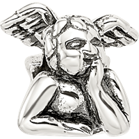 Sterling Silver Reflections Kids Angel Bead view 4