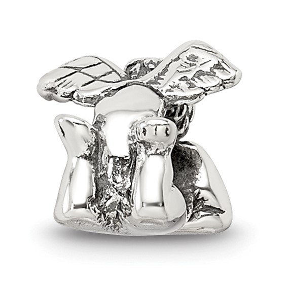 Sterling Silver Reflections Kids Angel Bead