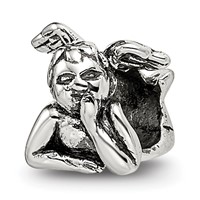 Sterling Silver Reflections Kids Angel Bead view 1