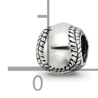 Sterling Silver Reflections Kids Softball Bead view 4