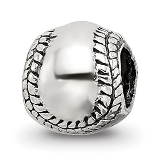 Sterling Silver Reflections Kids Softball Bead