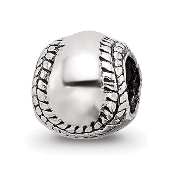 Sterling Silver Reflections Kids Softball Bead