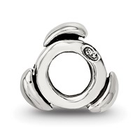 Sterling Silver Reflections Kids Hearts Bead view 2