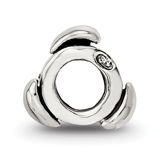 Sterling Silver Reflections Kids Hearts Bead