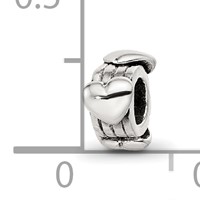 Sterling Silver Reflections Kids Hearts Bead view 4
