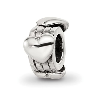 Sterling Silver Reflections Kids Hearts Bead